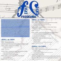 Programa de la 1&ordf; Feria Coral Ciudad de Santander
