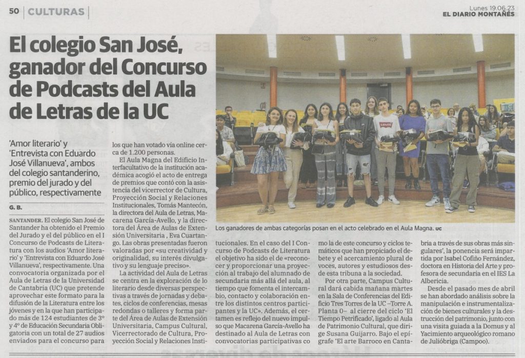 Noticia Concurso Podcasts UC